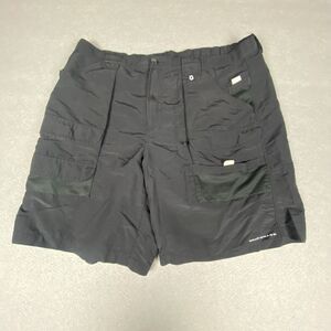 Columbia PFG Black Terminal Tackle Omni-Shade Fishing Shorts Men's Sz 40 Stretch